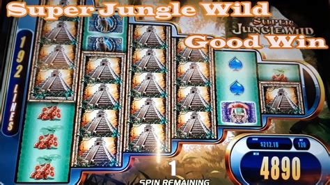 super jungle wild slot machine.